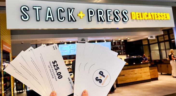 Stack + Press Delicatessen is now open – Win $100 in gift certificates!