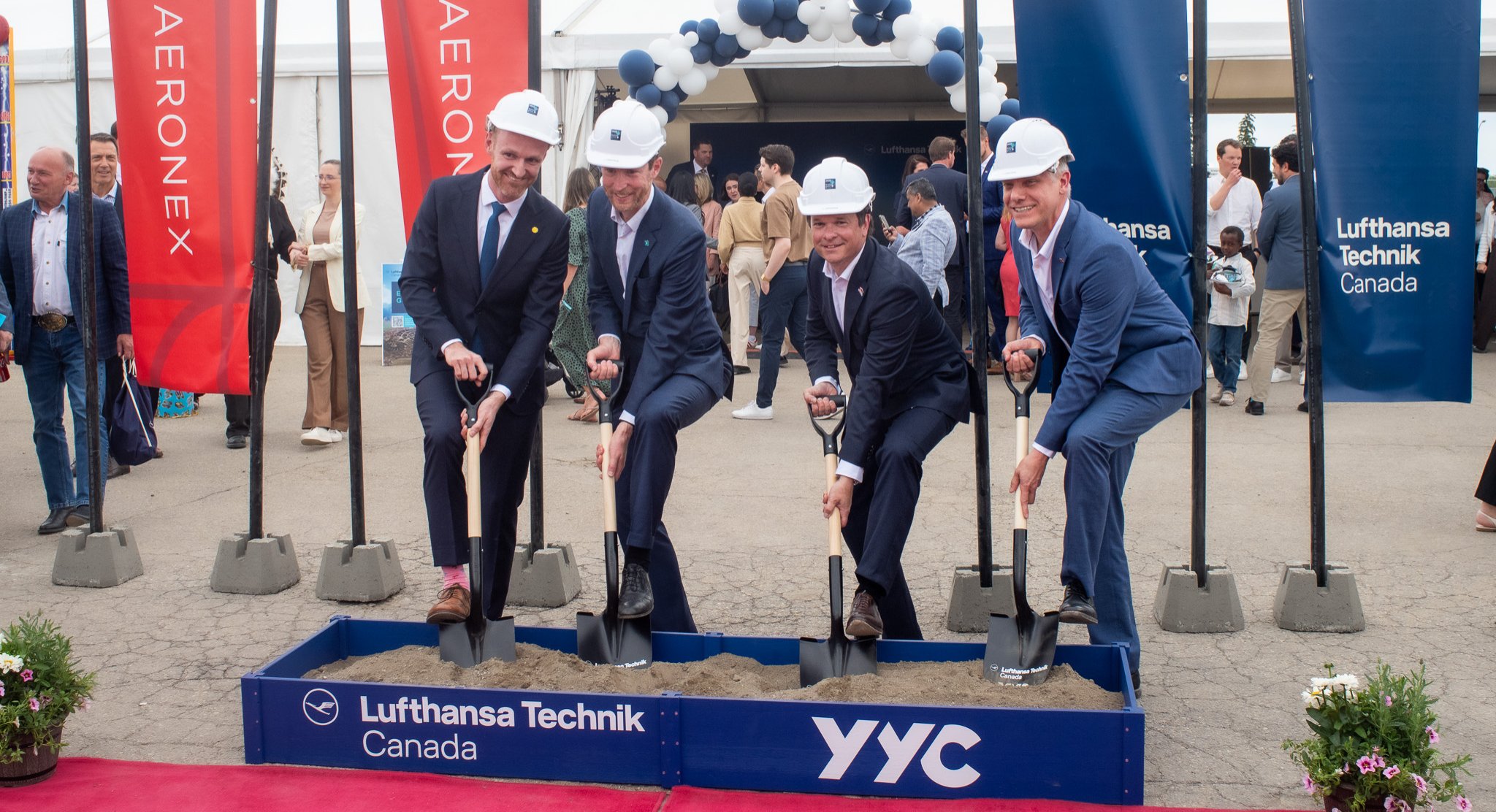 Lufthansa Technik - AeroNex - Groundbreaking